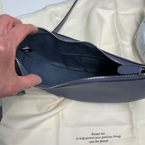 Kate Spade Duo MD pebble leather Shldr bag Cinder gre - Picture 9 of 12